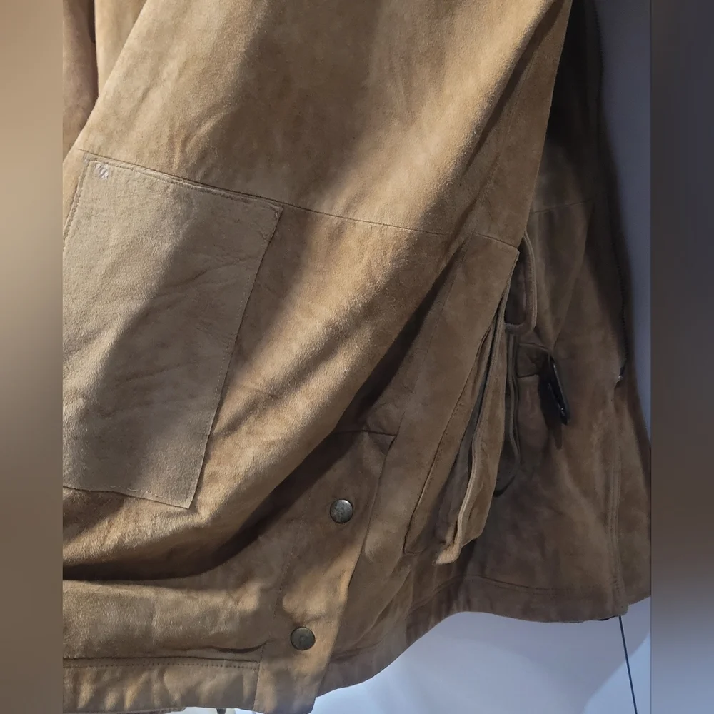 Men's Aquascutum Suede Leather Jacket Wool Lining - Picture 12 of 12